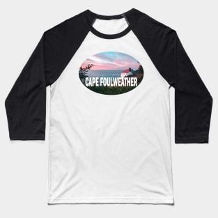 Cape Foulweather Oregon Baseball T-Shirt